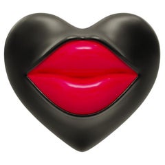 Naimah Love Lips Rouge Single Earring, Red