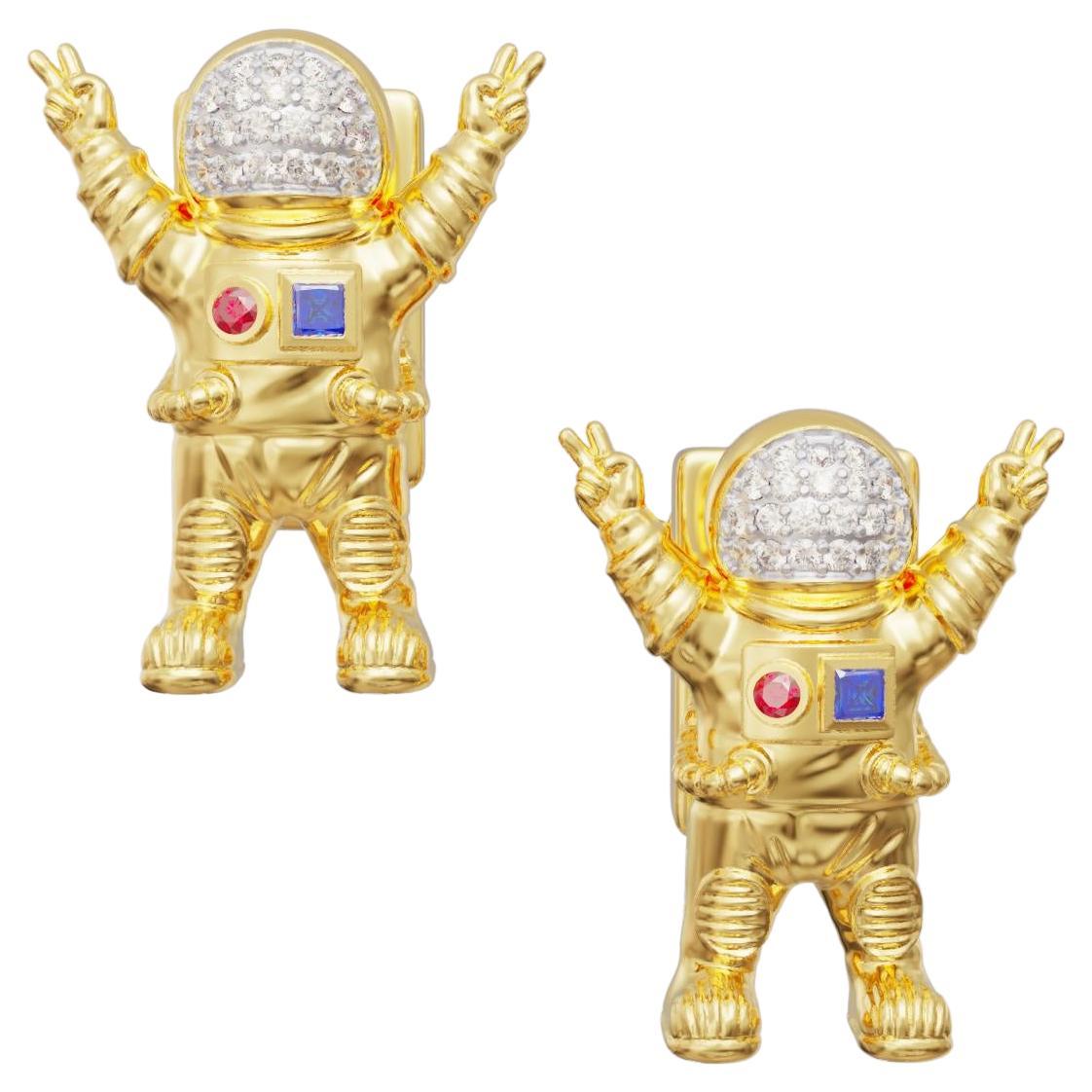 Orecchini Naimah Major Tom Astronaut only
