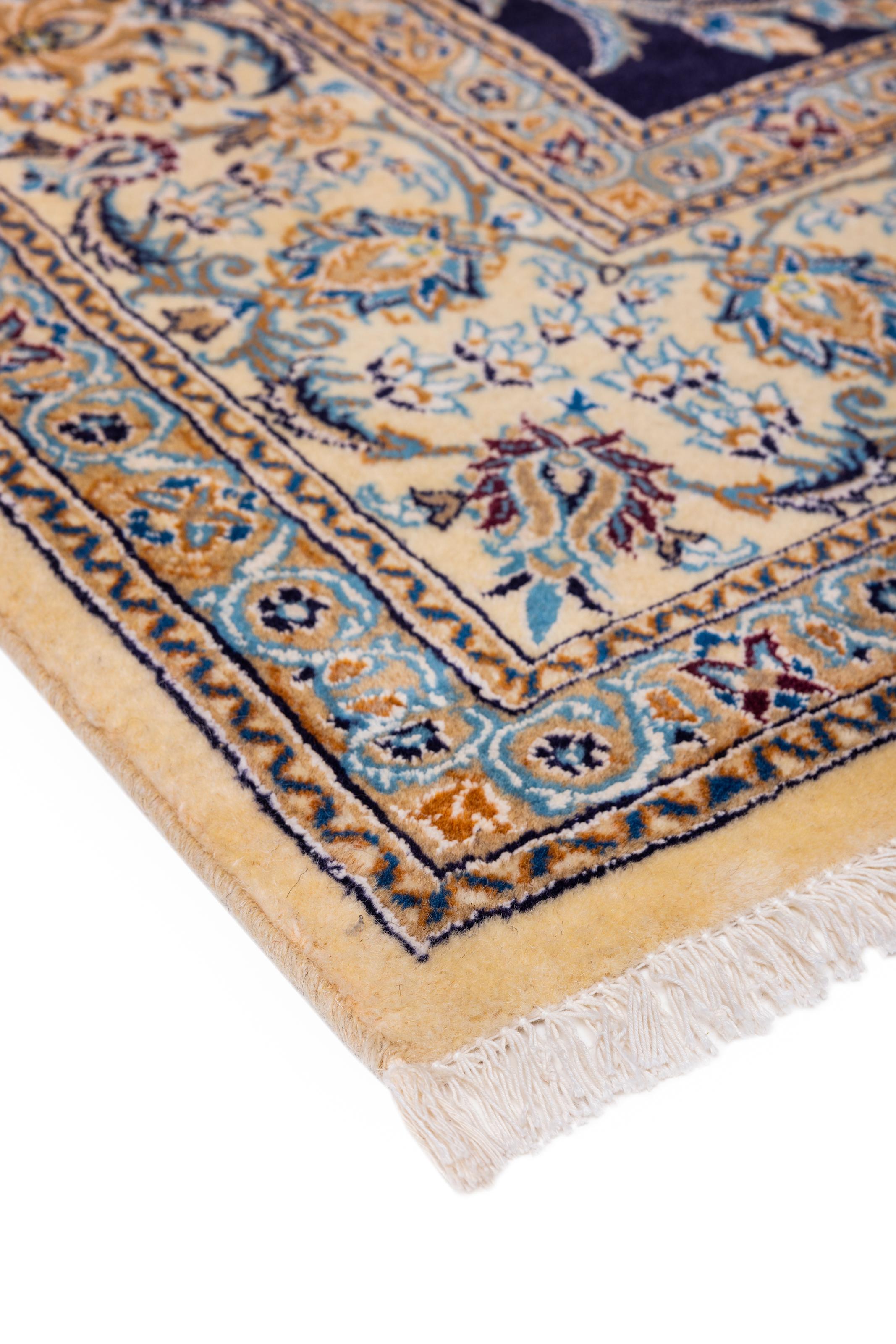 Renowned for their rich colors and interesting designs, Persian rugs are made with all natural wools and silk. Their beauty and the impact it will have on a home is endless.

Exact Dimensions: 9' 6