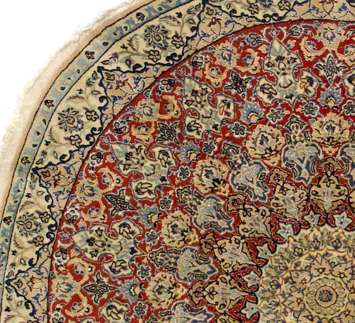 Contemporary Nain Rug 4'5