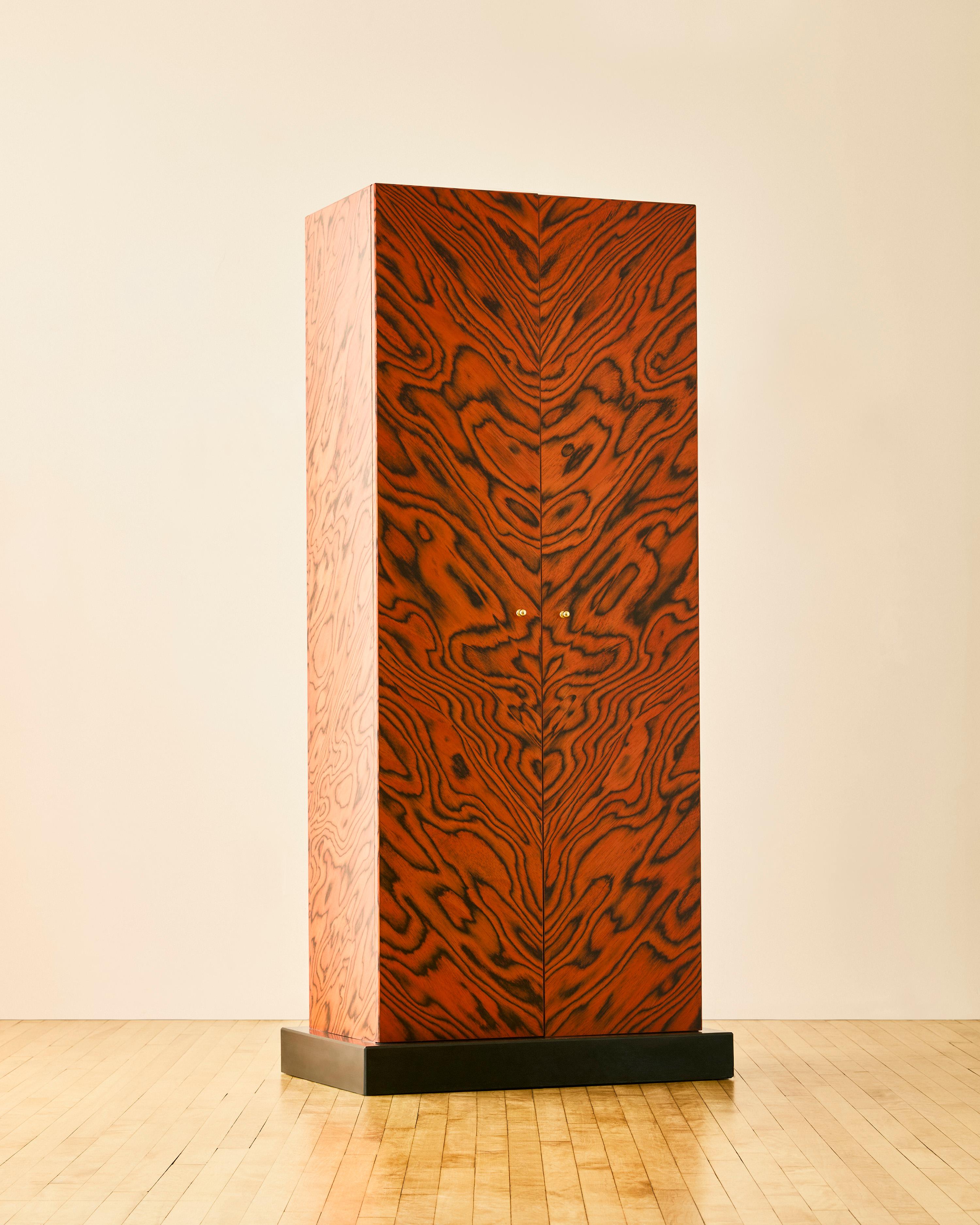 Dyed Nairobi Bar Cabinet by Ettore Sottsass For Sale