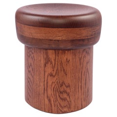 Taburete Nairobi - Talla S, artesanía de madera maciza con diseño atrevido y escultural