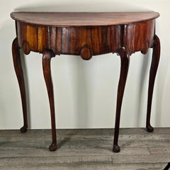 Console naïve des Antilles du 18ème siècle en bois de rose