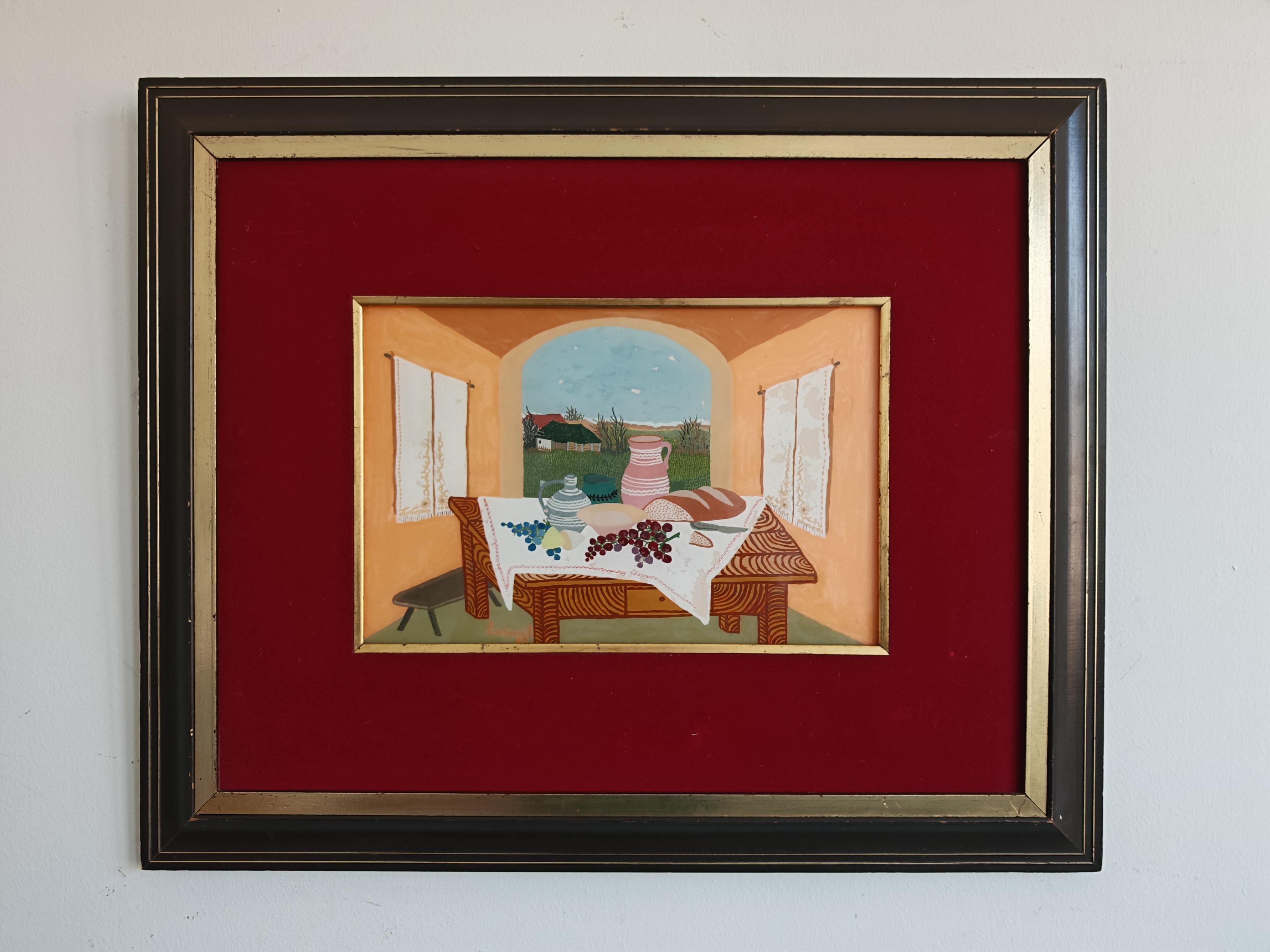 En este listado encontrarás un bello ejemplo de arte naif yugoslavo. El cuadro se titula 