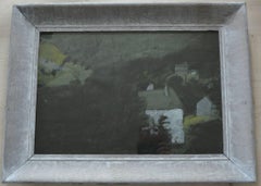 Naive Cottage in a Northern Landscape, Mixed Medium, Richard Snowden, 1970