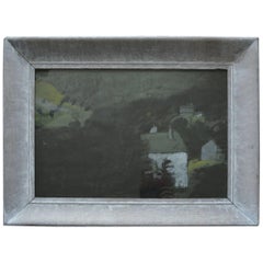 Naive Cottage in a Northern Landscape, Mixed Medium, Richard Snowden, 1970