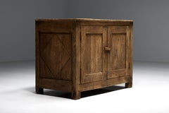 Naive Folk Art Buffet, France, 19th Century