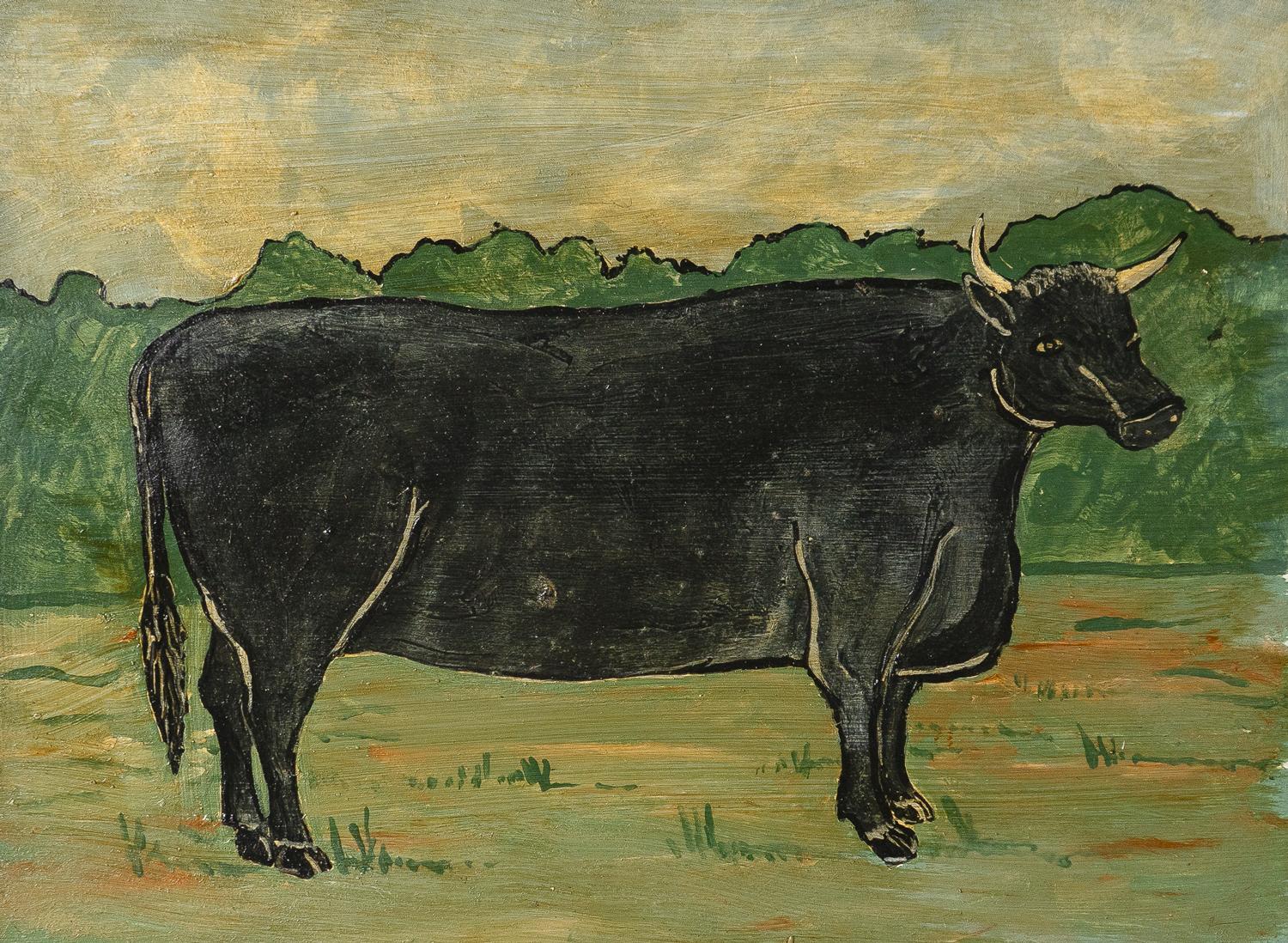 van gogh cow painting