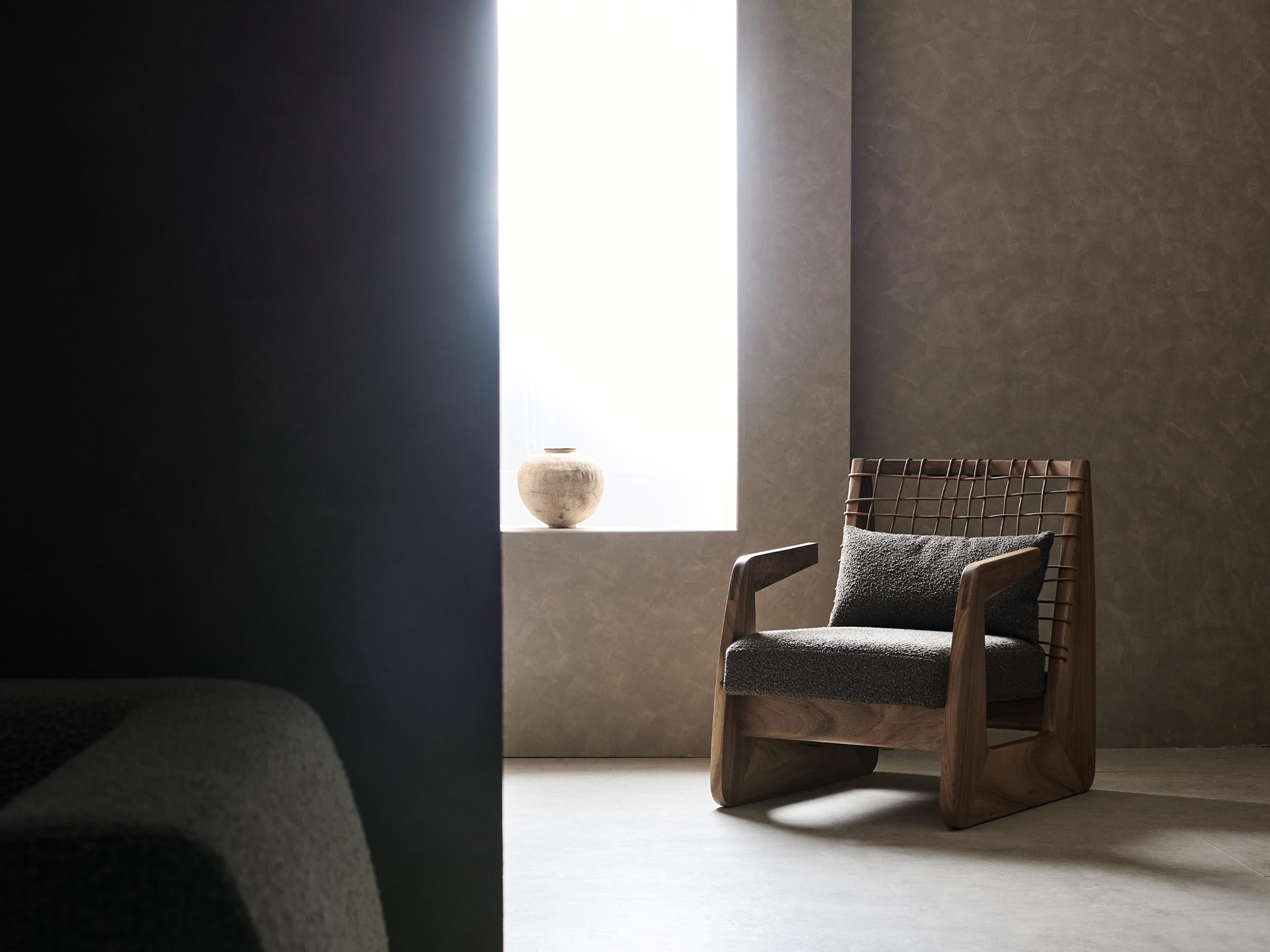 Naive Lounge Chair by DAaZ
Dimensions: D 80.5 x W 62 x H 80 cm.
Materials: Albizzia wood, twine, fabric.


DAaZ Furniture honors the spirit of adventure. We embrace the escape of the ordinary and revel in the magic that’s found in the unexpected.