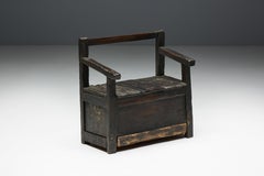 Naive Wabi Sabi Bench, France, 19th Century