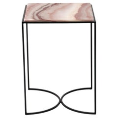 Naivee - Pink Onyx Side Table