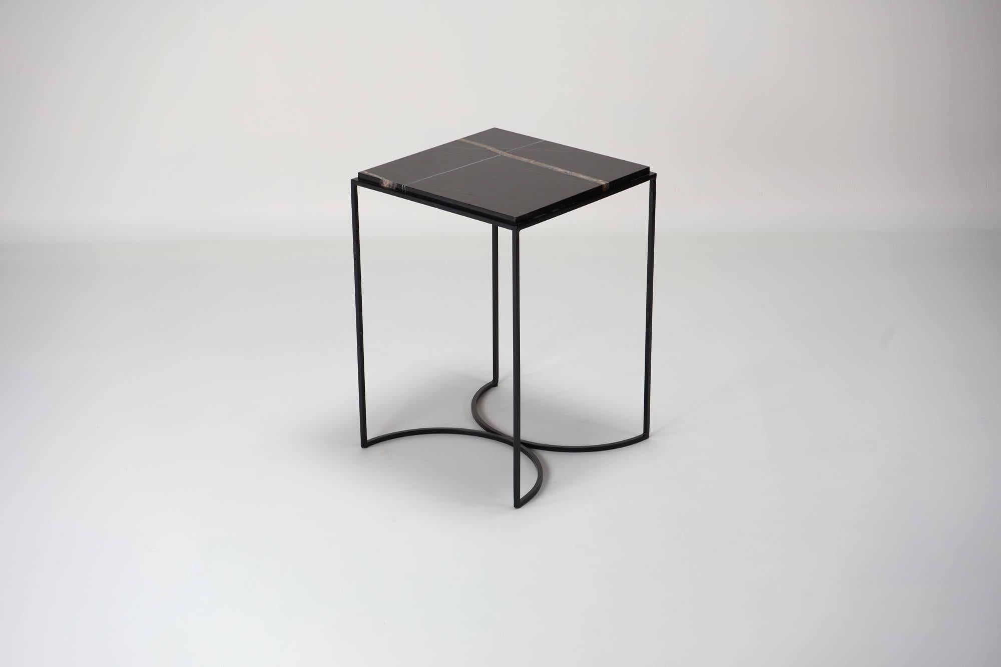 Minimalist NaiveE, Sahara Noir Side Table For Sale