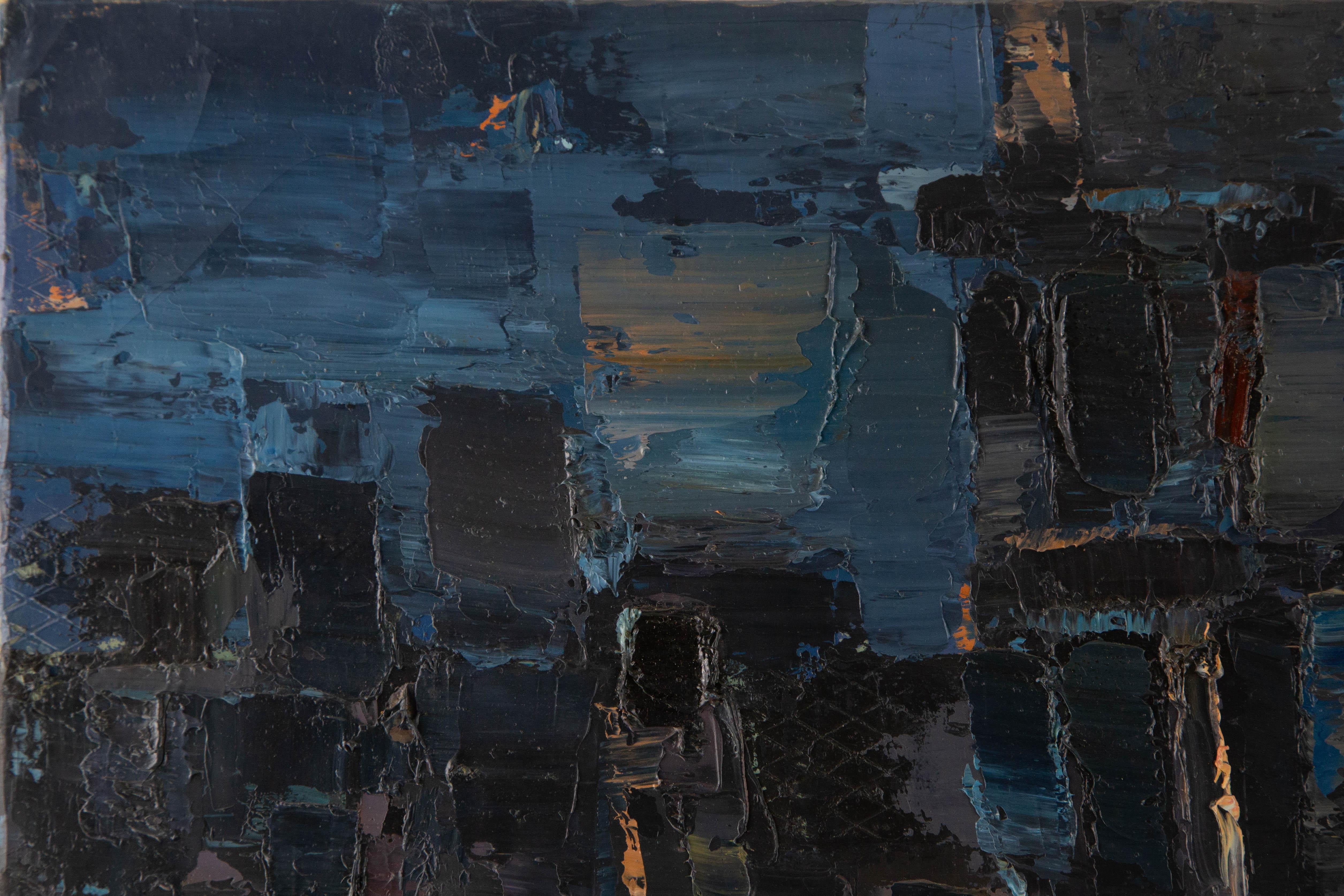 Naiyu Jiang Kubismus Original Öl auf Leinwand 