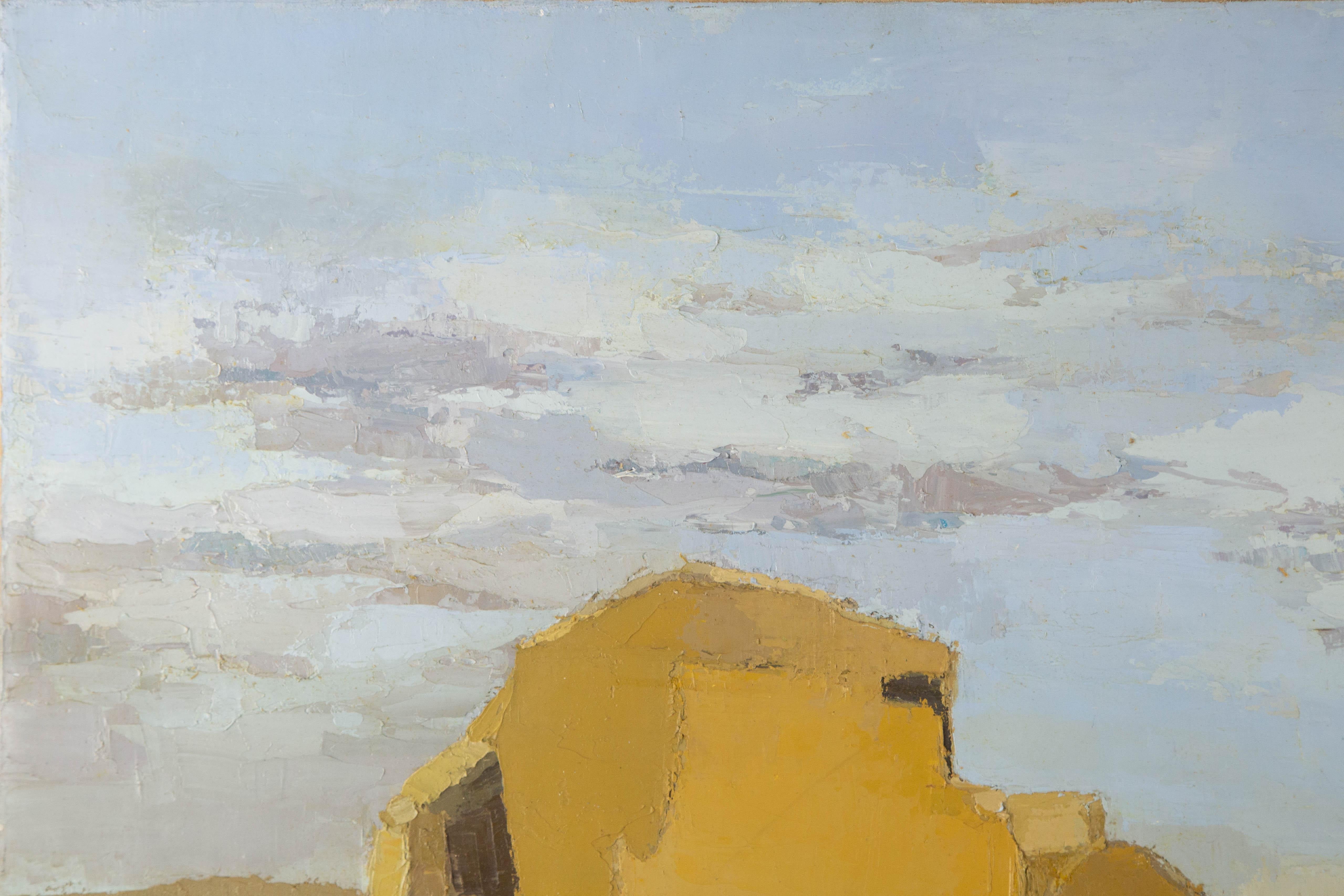 Naiyu Jiang Landschaft Original Öl auf Leinwand 