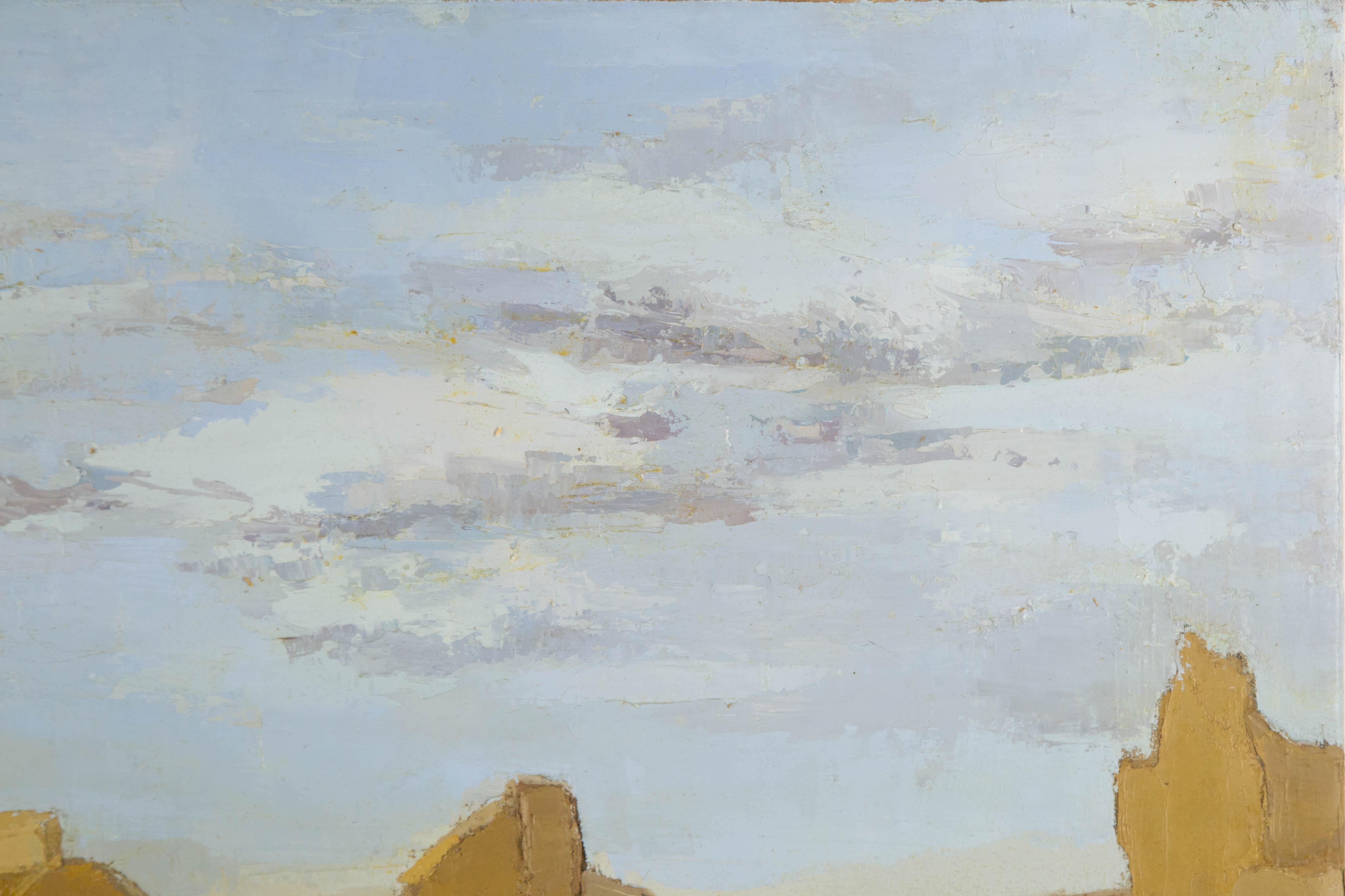 Naiyu Jiang Landschaft Original Öl auf Leinwand 