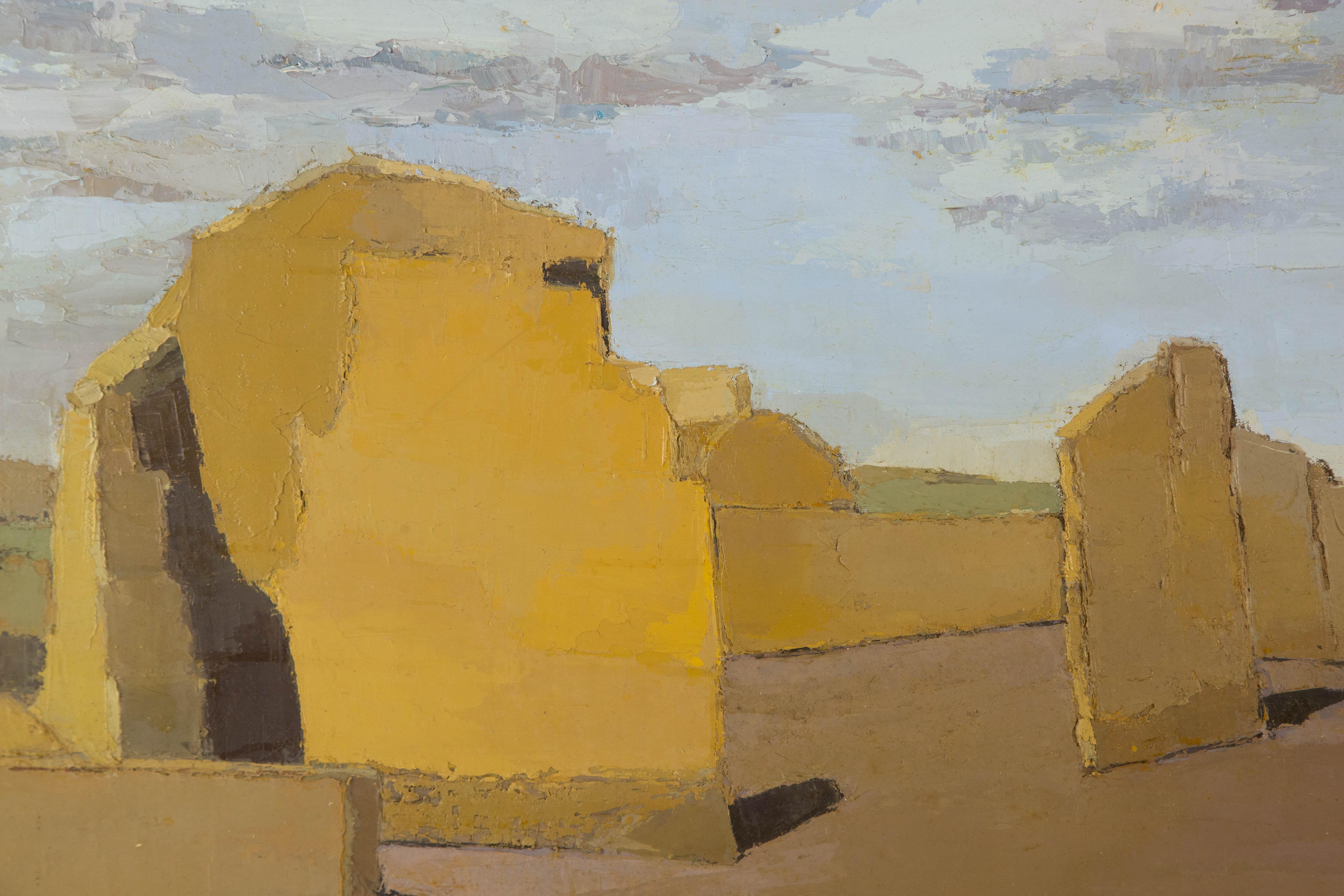 Naiyu Jiang Landschaft Original Öl auf Leinwand 