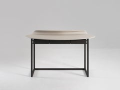 Nakamura Contemporary Desk in Metal and Leather