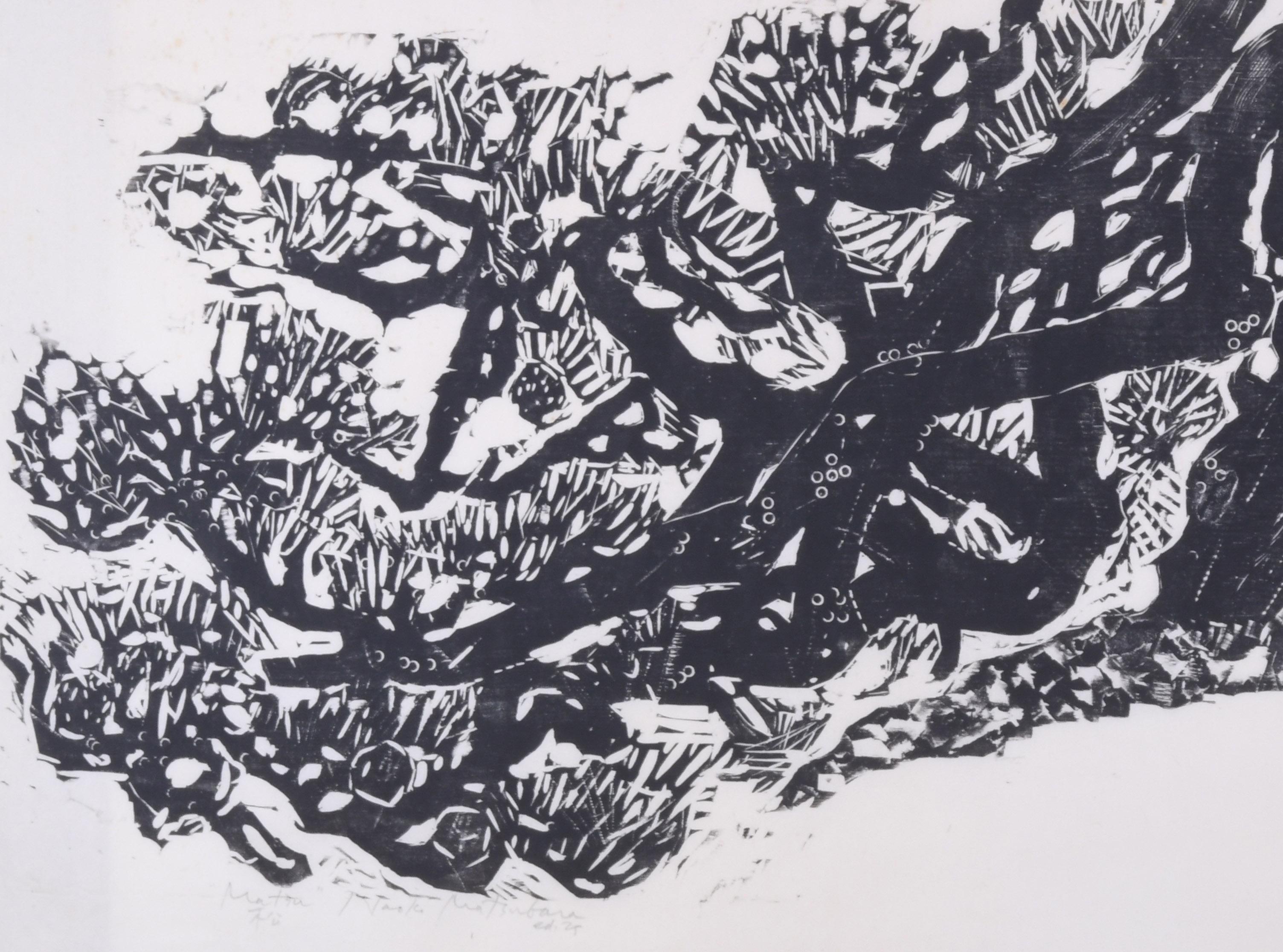 Matsu (Pino) - Print Abstracto de Nakao Matsubara