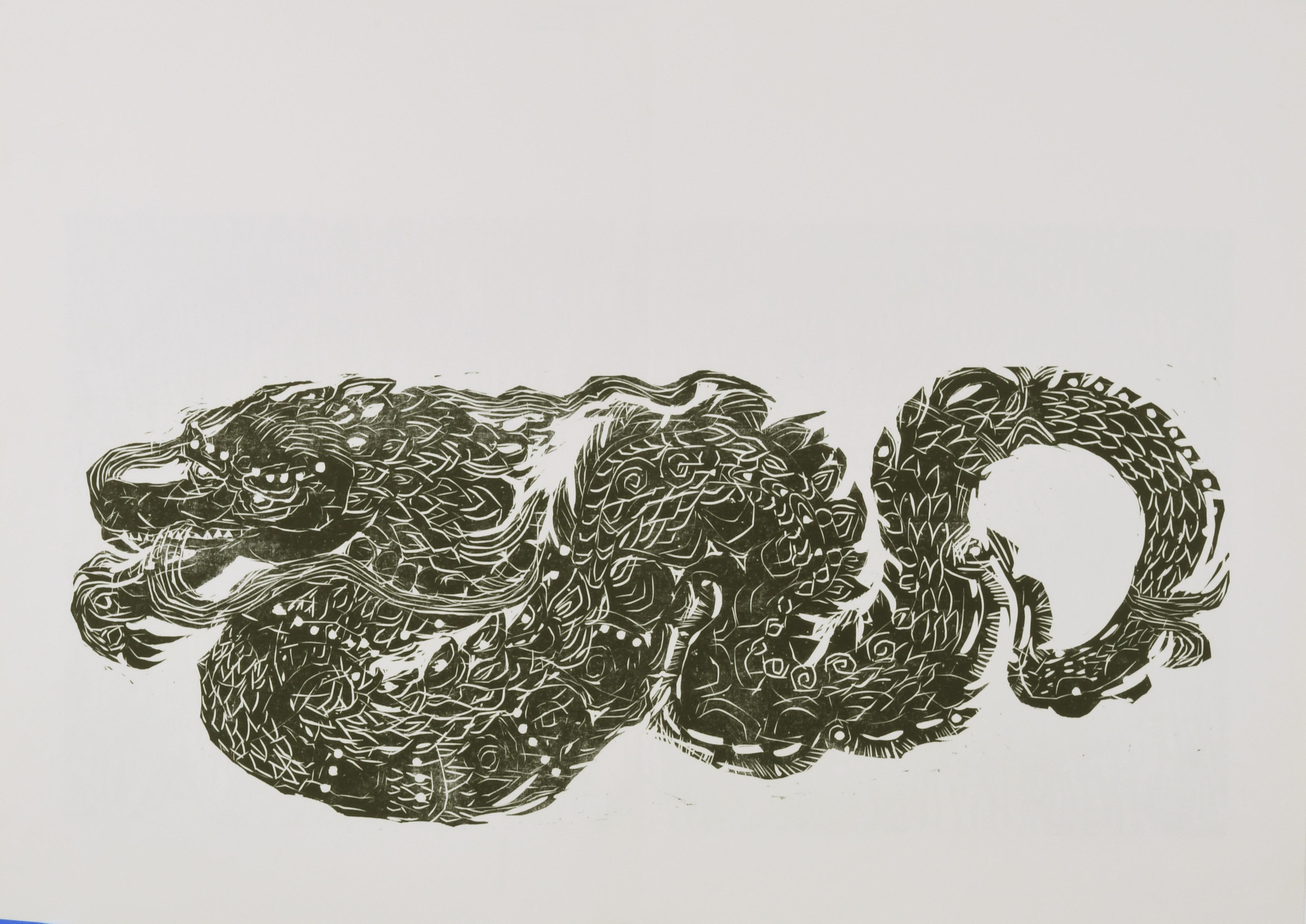 Xylon 21 Naoko Matsubara USA
Woodcuts, two which are printed in color, 1970
2 of the 5 woodcuts signed in pencil (see photos)
Five original woodcuts, two of which are signed in pencil
With introduction entitled Honest Pinetree by Frizt