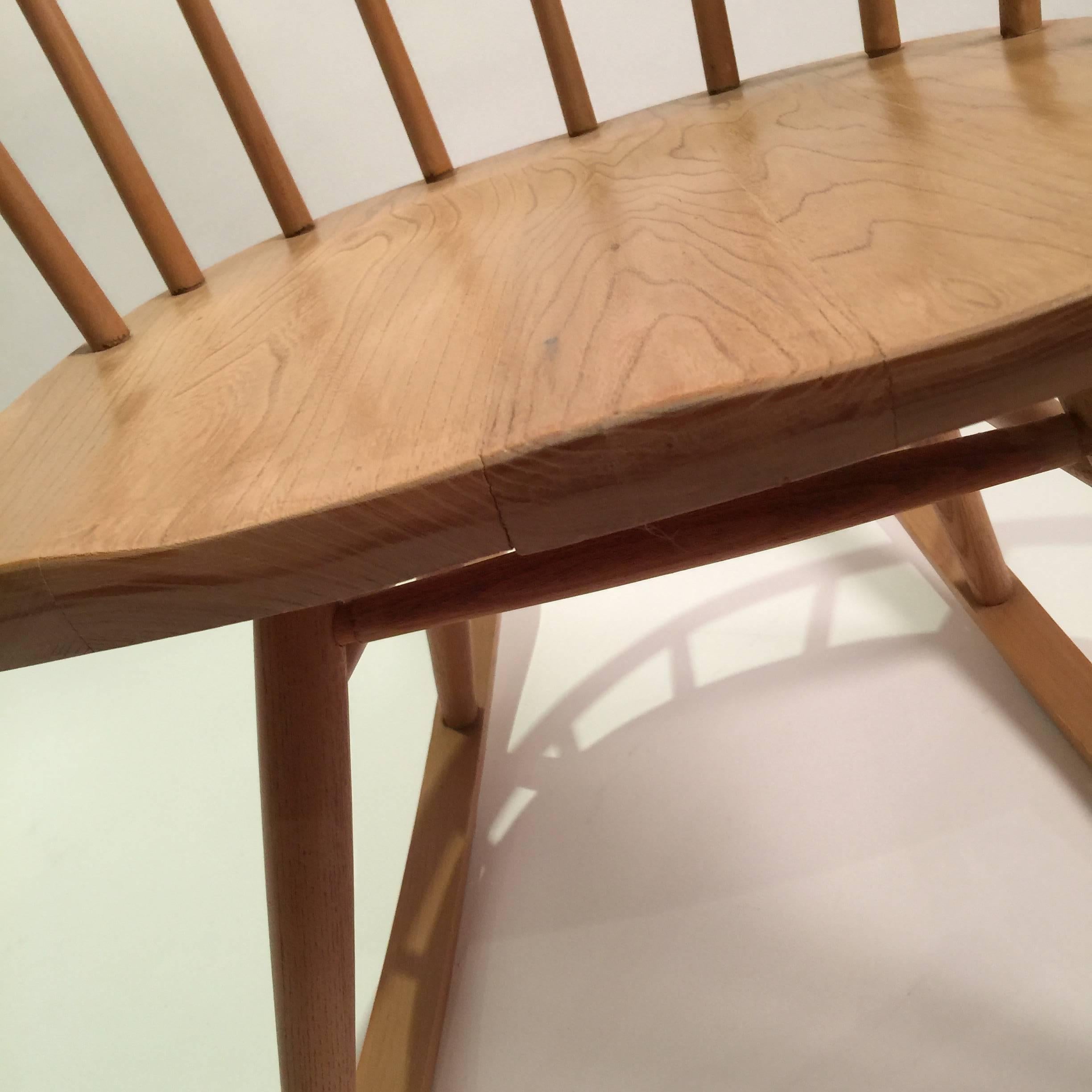 Nakashima Attributed Ercol for Knoll Strait Rocking Chair 5