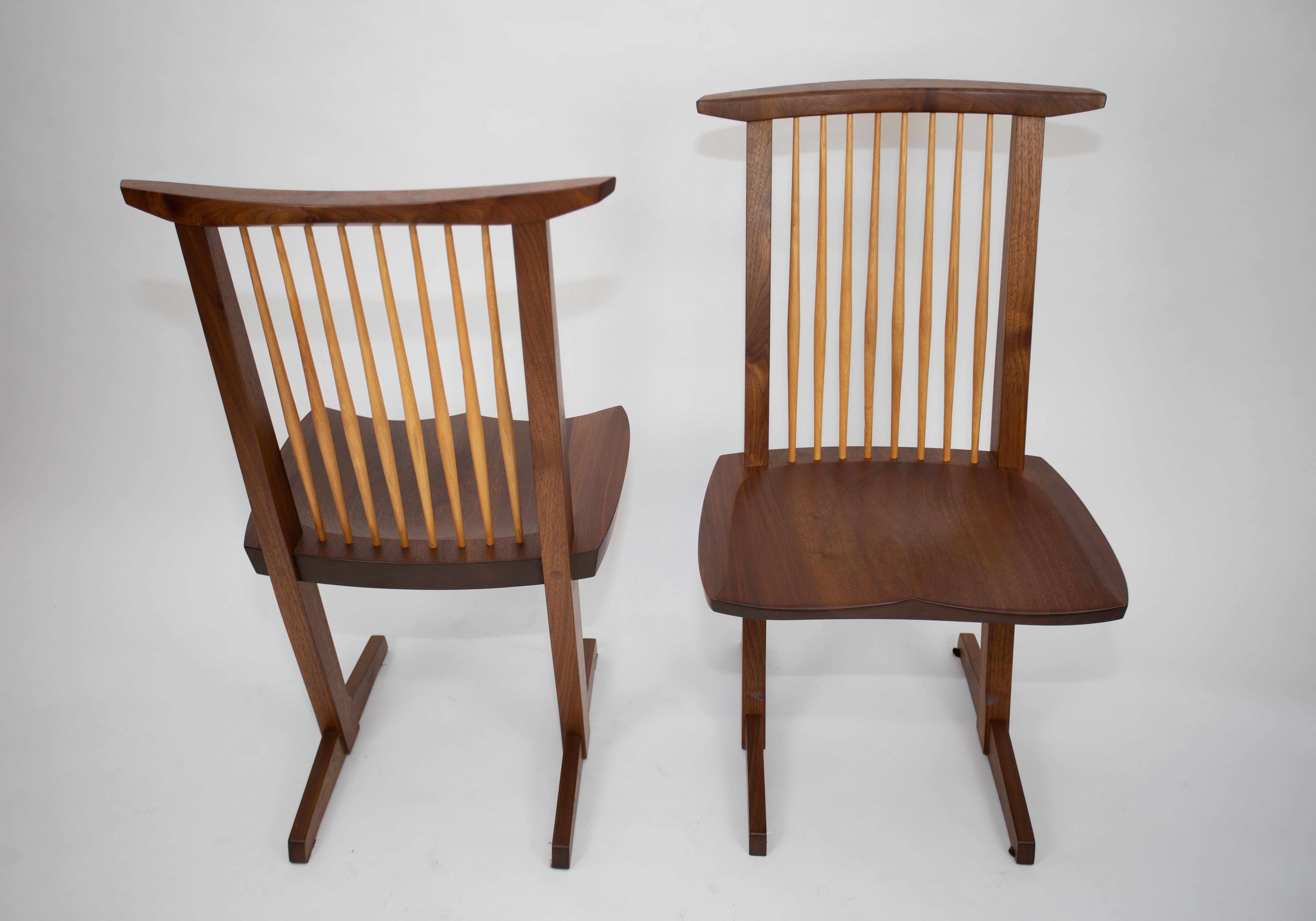 Nakashima Studio Conoid Chairs In Good Condition In West Palm Beach, FL