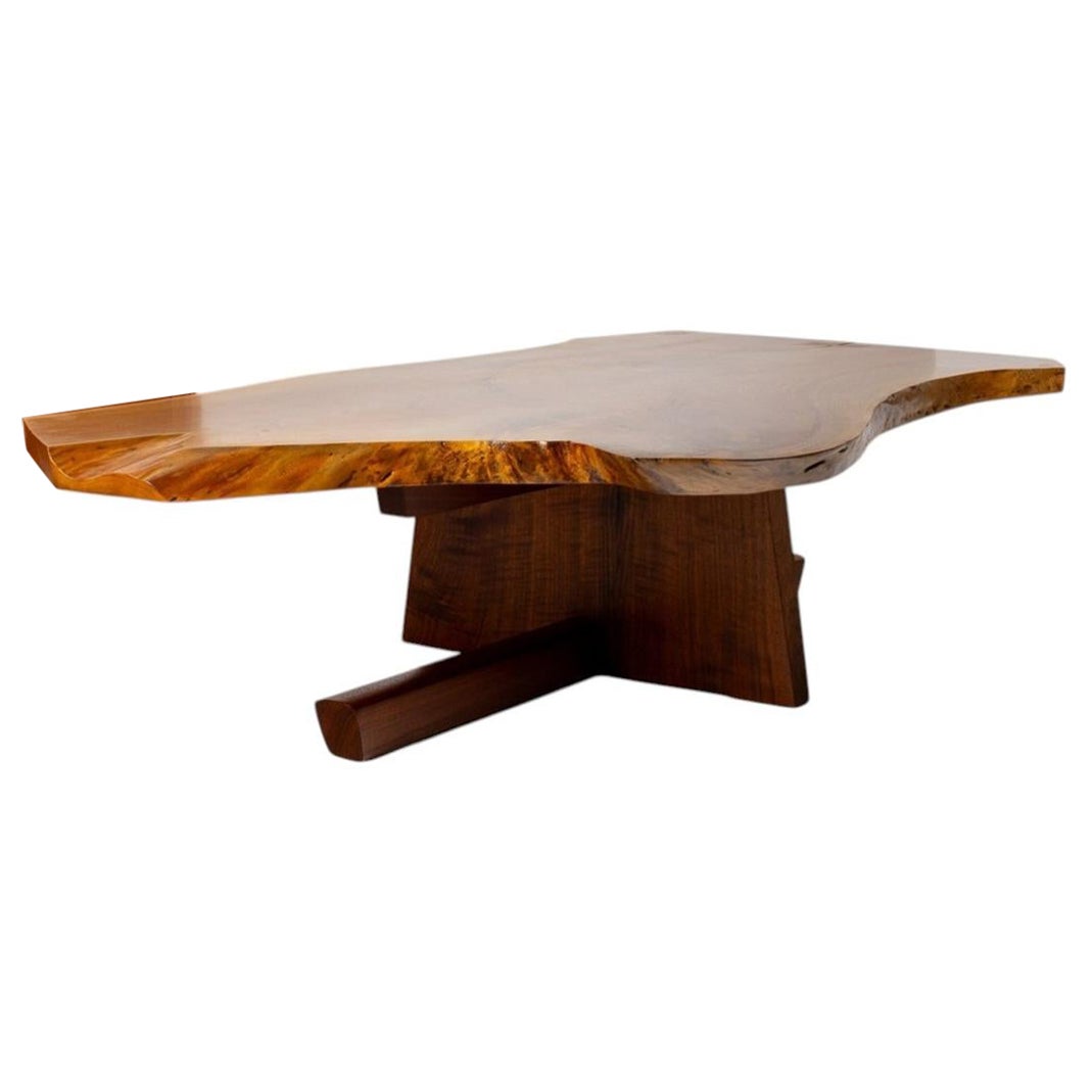 Nakashima Studio Craft Minguren I Coffee Table in English Walnut & Black Walnut