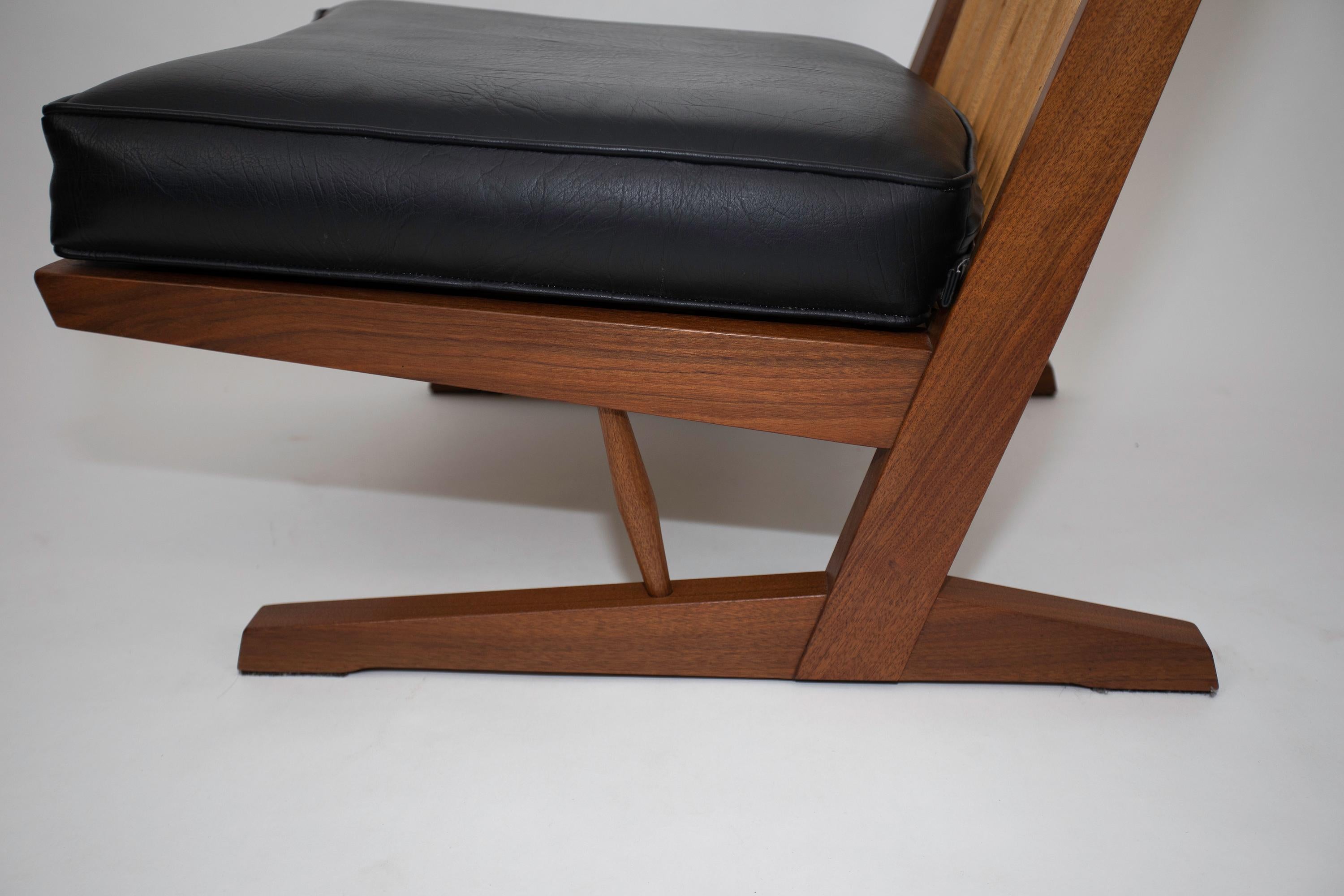Contemporary Nakashima Studios Conoid Lounge Chair For Sale