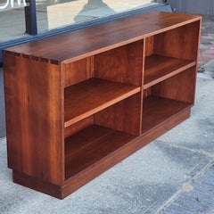 Nakashima Style Cherry Bookcase by Mack and Rodel, circa 1992