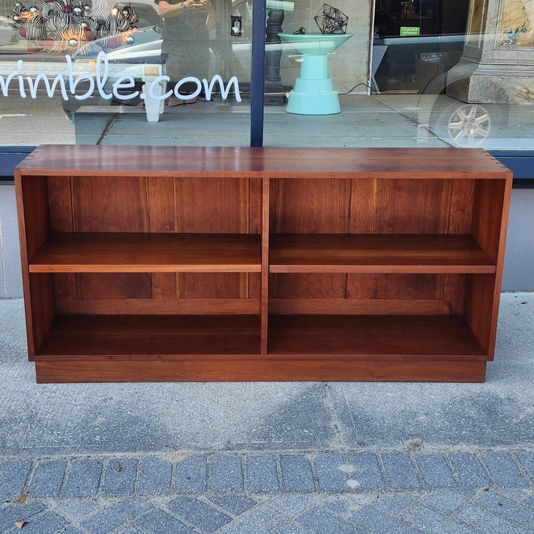 Hand-Crafted Nakashima Style Cherry Bookcase by Mack and Rodel, circa 1992 For Sale