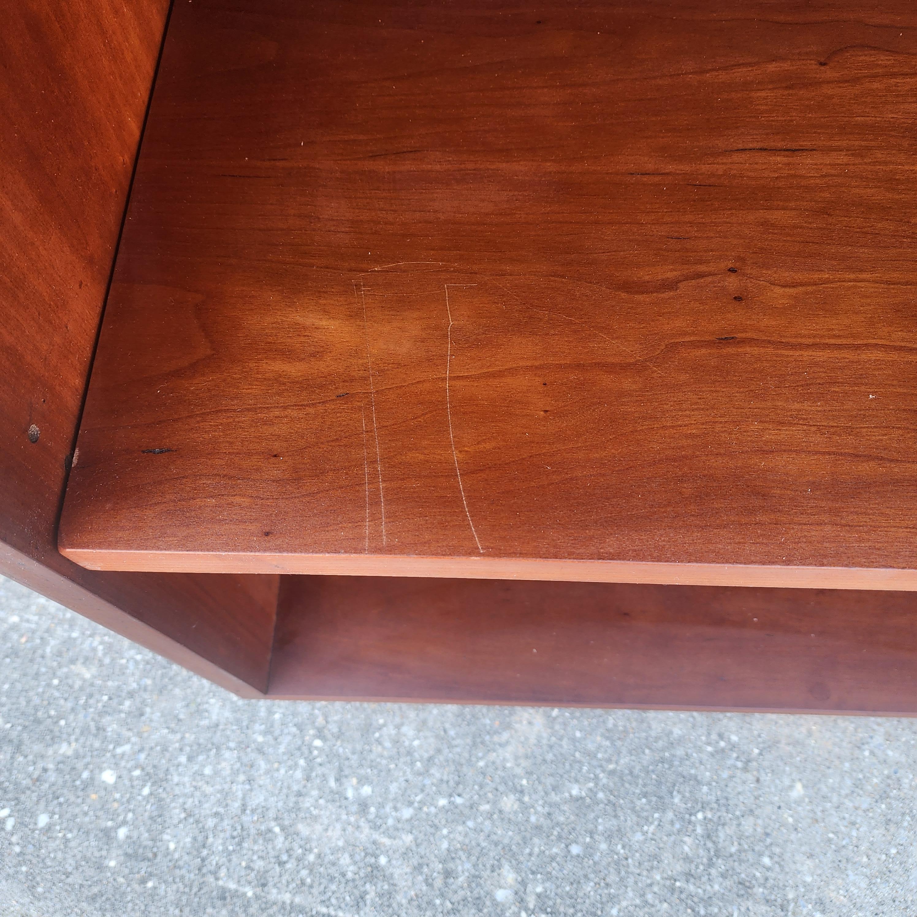 Nakashima Style Cherry Bookcase by Mack and Rodel, circa 1992 For Sale 1