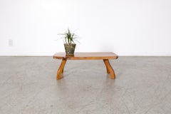 Nakashima Style Live Edge Hocker
