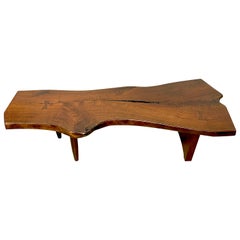 Nakashima Style Live Edge Walnut Coffee Table Nakashima Style Live Edge Walnut Coffee Table
