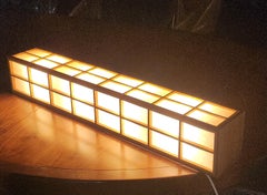 Nakashima Style Walnut and Birch Wall Lamp by Lightolier, 1960s