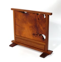 Nakashima Style Walnut Table Screen American Craft 36" width x 29" height