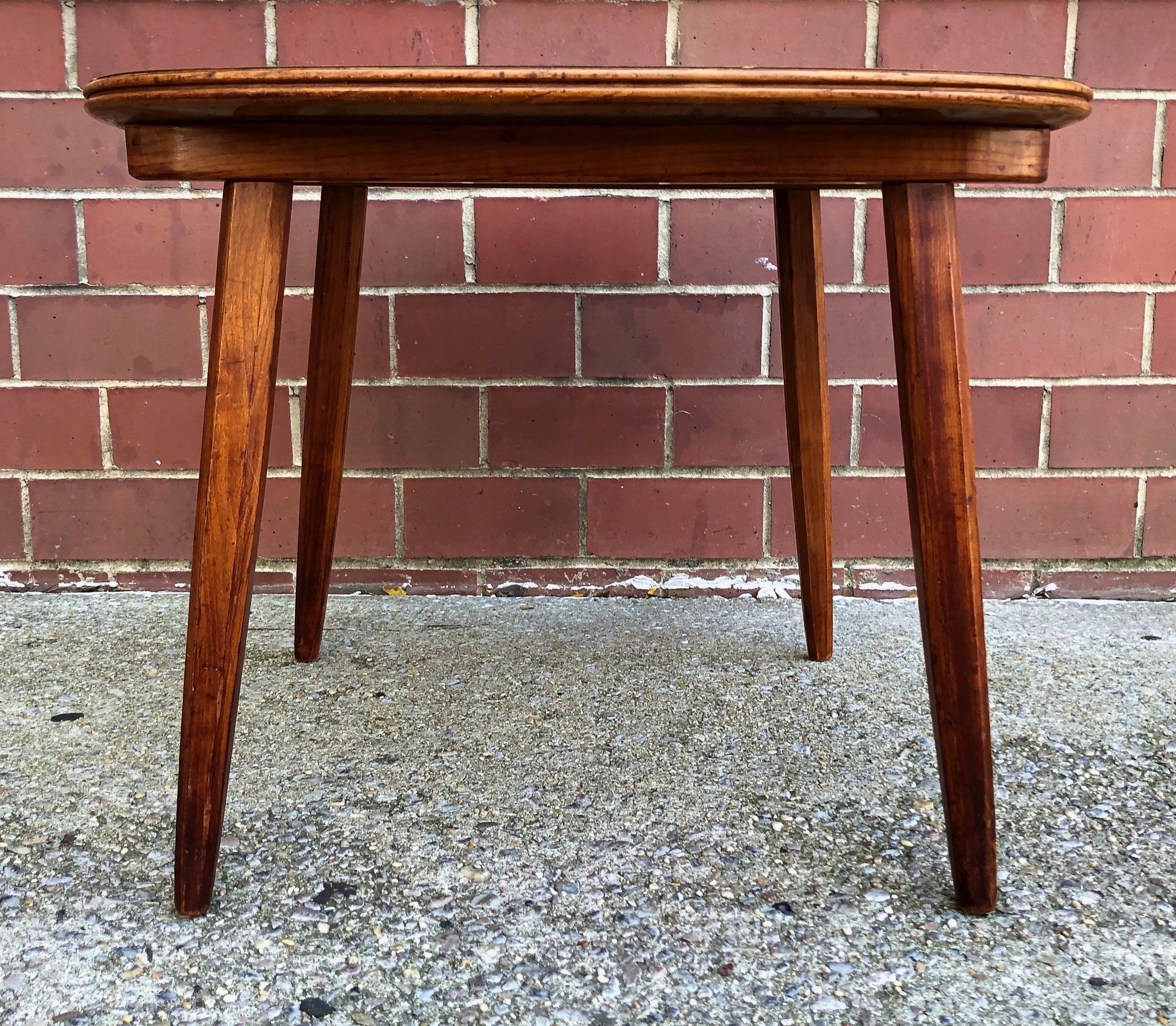 Nakashima Widdicomb Style Walnut and Burl Table In Good Condition For Sale In Brooklyn, NY