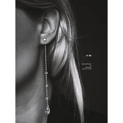 Naked Crystals Set asimmetrico in argento 925, zirconi e cristalli di vetro di O Sh