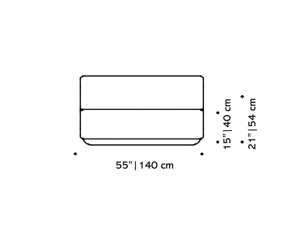 Fatto a mano Divano Naked Curved Sectional, 4 pezzi con Frassino-056-1 e Mattone di Parigi in vendita