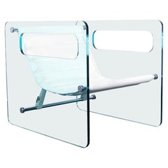Silla de cristal "Naked" de Giovanni Tommaso
