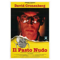 Naked Lunch 1992 Italian Due Fogli Film Poster