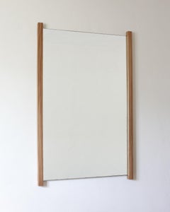 Nude Mirror Frame in White Oak mirror not included