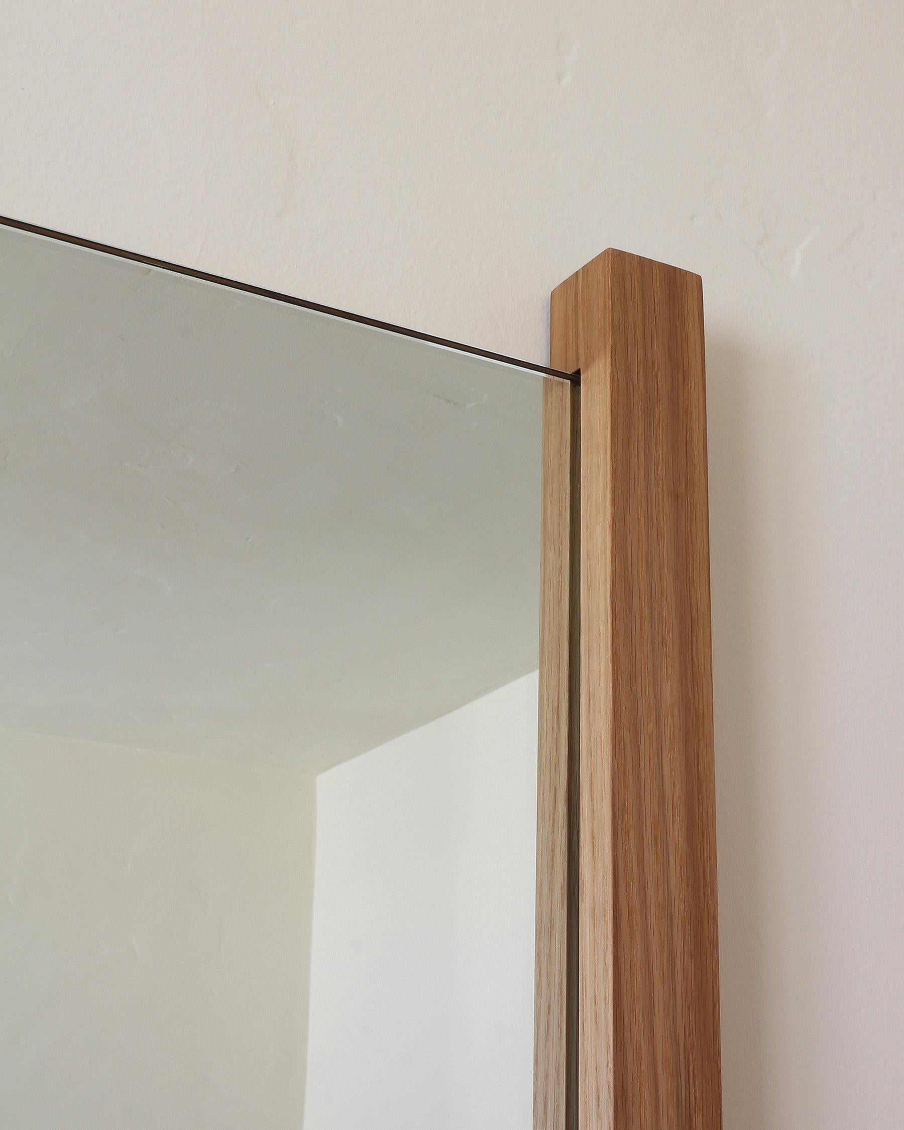Falegnameria Cornice per specchio nuda in Oak Oak bianco in vendita