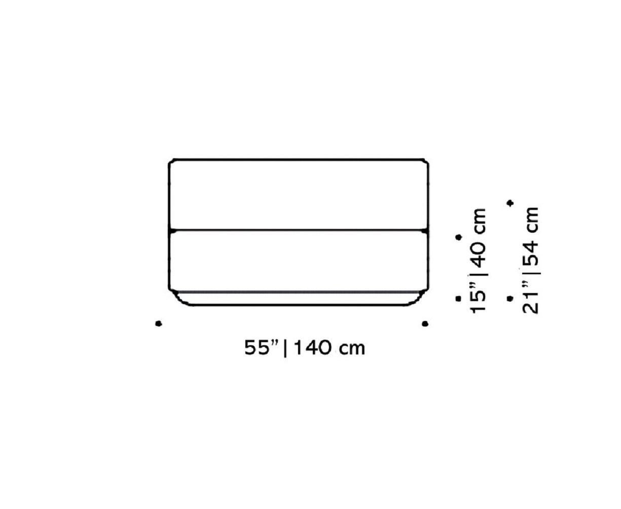 Naked Sectional Sofa, 4 Stück mit Eschenholz-Asche-056-5 und Pariser Maus (Handgefertigt) im Angebot