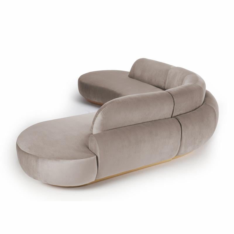 Mid-Century moderno Mambo Unlimited Ideas Naked Sofa Combo 1 imbottitura morbida fatta a mano e contemporanea in vendita
