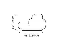 Naked Sofa Single with Beech Ash-056-1 and Boucle Snow