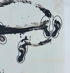 "Naked Tango" Artist Proof No. 10/10  Print Signed Guillermo Kuitca Dated 2004