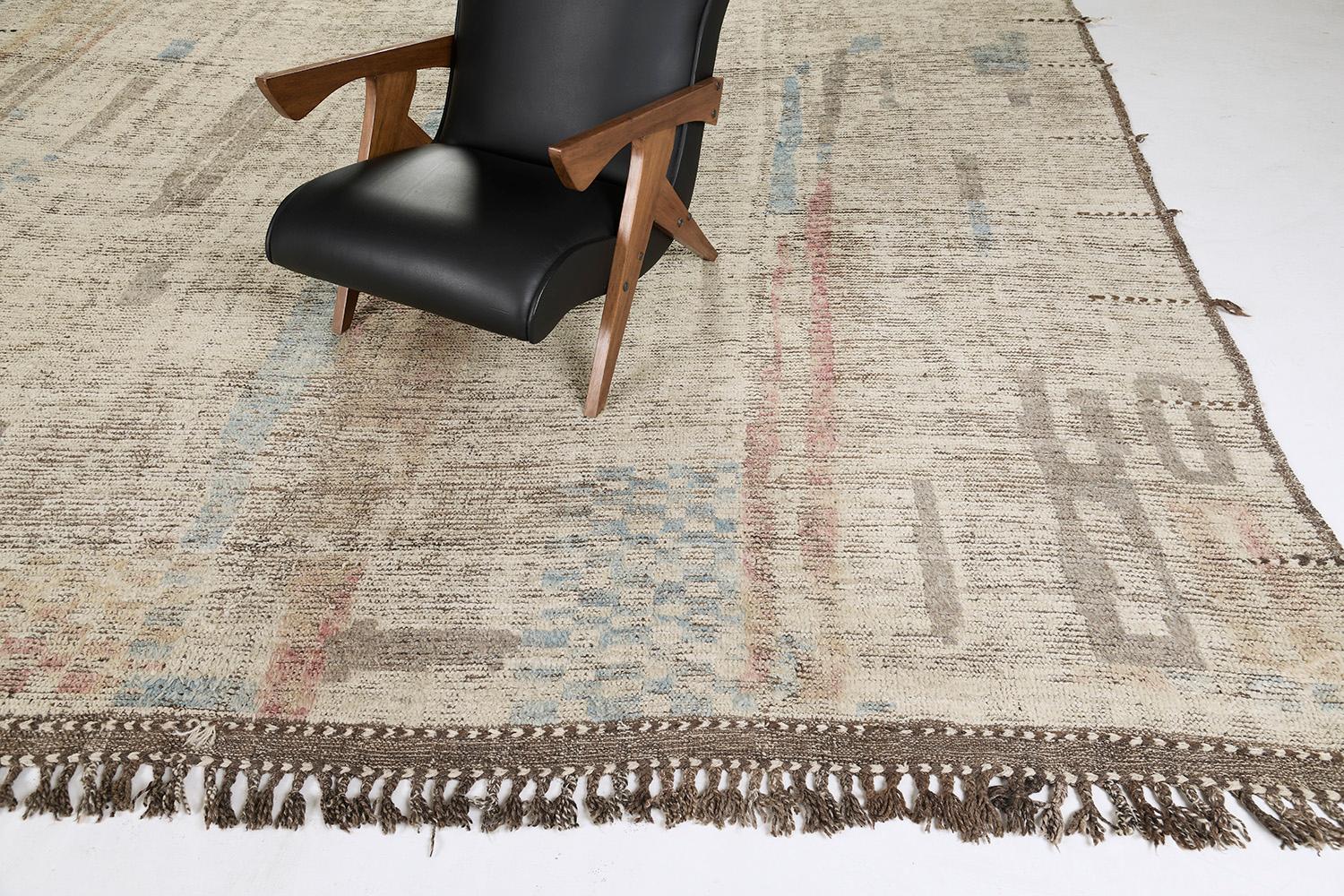 Contemporary Nakhla, Atlas Collection, Seasons by Mehraban Rugs For Sale