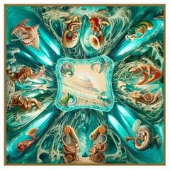 Nakol Art by Natalia Kolpakova, Symphony, 100% Silk Scarf, 2023