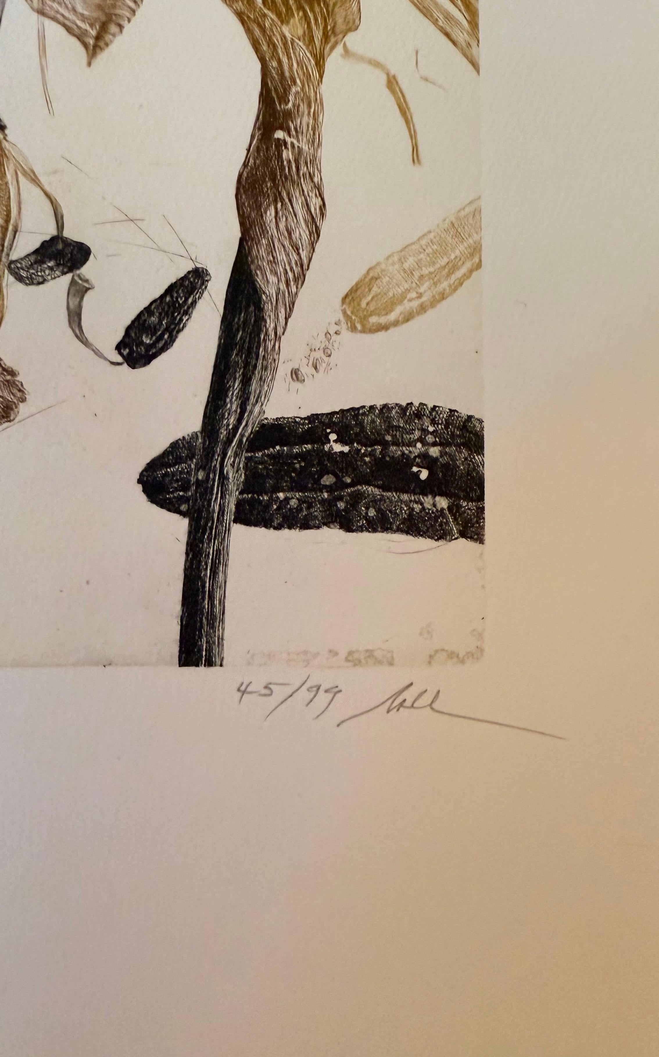 Iris - Still-Life Print Beige di Nall