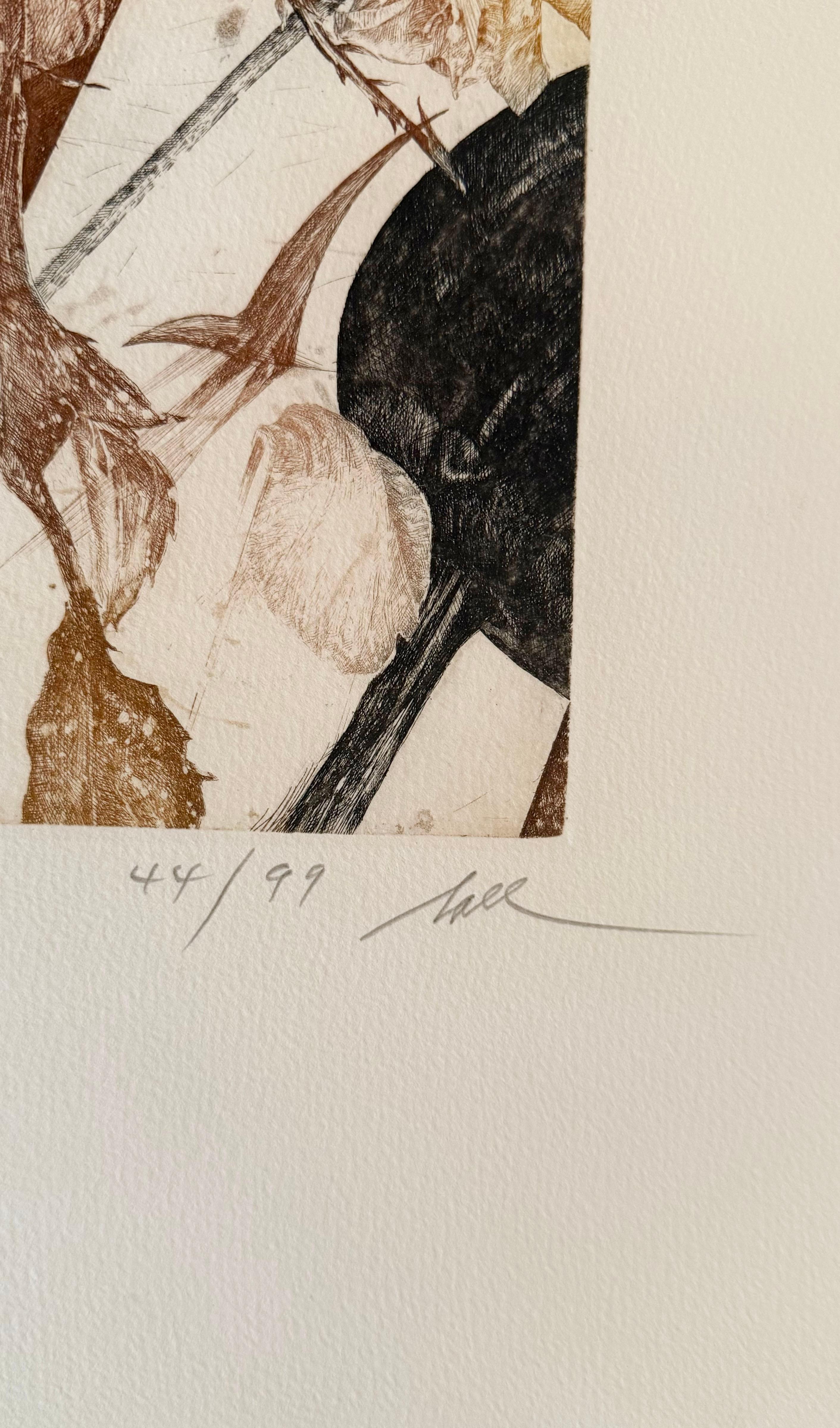 La Rose - Contemporain Print par Nall