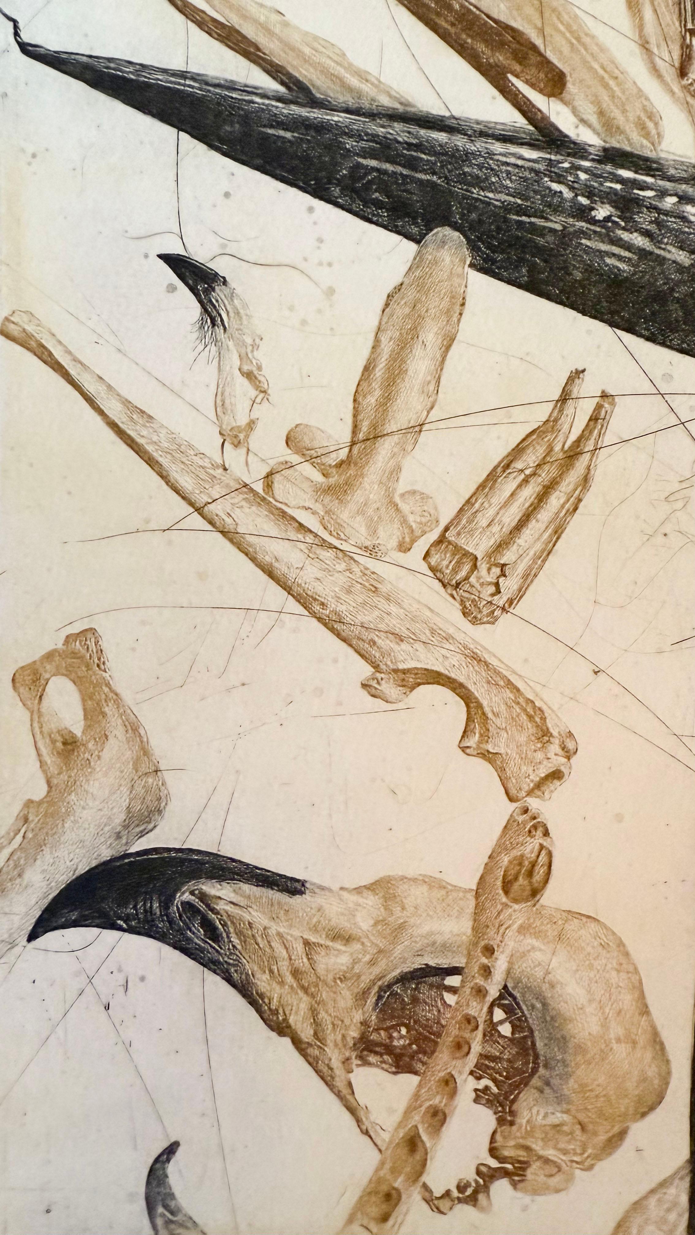 Edizione firmata 44/ 99
Incisione su carta Arches
Dimensioni dell'immagine 19 x 11 1 pollice
Formato carta 26 x 19 1/2 pollici.
Opacizzato 29,5 x 21 pollici